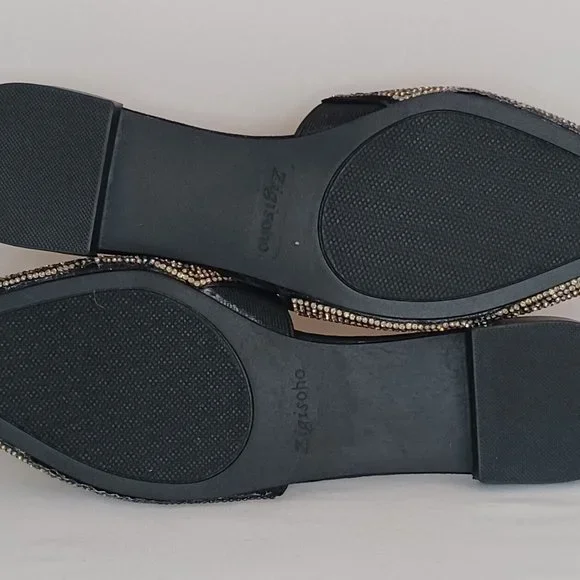 Rhinestone Embellished Mule | Size: 7 | Color TAUPE - Picture 7 of 7